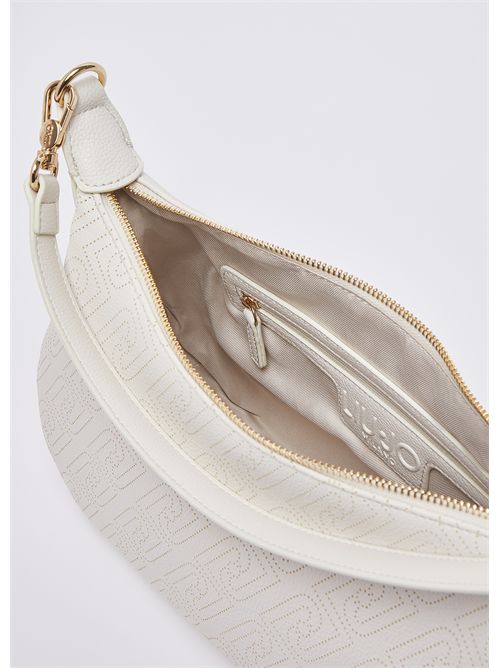 Borsa hobo media con logo monogram LIU JO | AA6133ES026/X0459